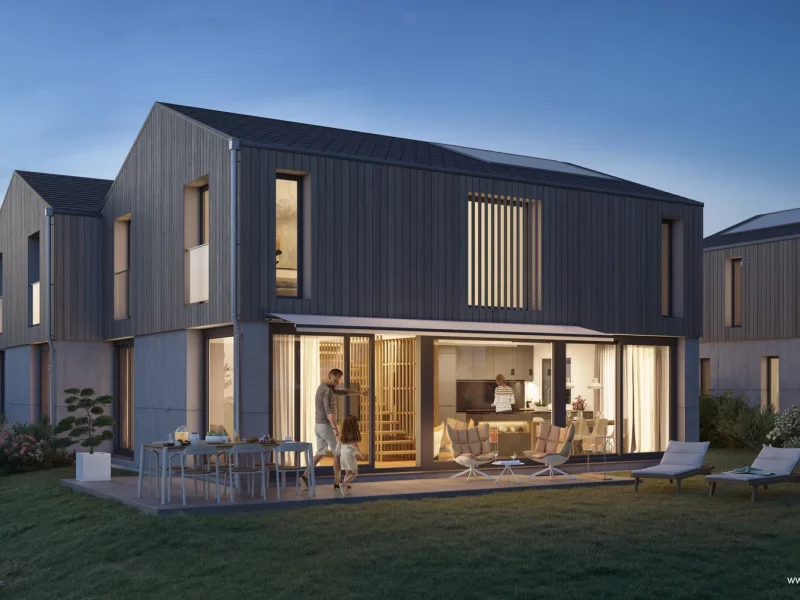 Réalisation de 10 villas avec garage sous-terrain — photo 2